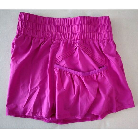 FP Movement OB1211408 Women's Sz L Magenta Pink Get Your Flirt On Shorts - Picture 7 of 7
